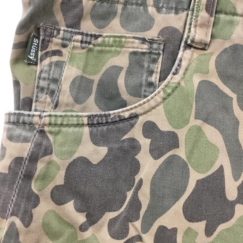 ステューシー STUSSY パンツ ワークパンツ、ペインターパンツ カモフラ 34 カモフラージュ柄・迷彩 マルチカラー / マルチカラー /  メンズ USED 古着 中古 10116134