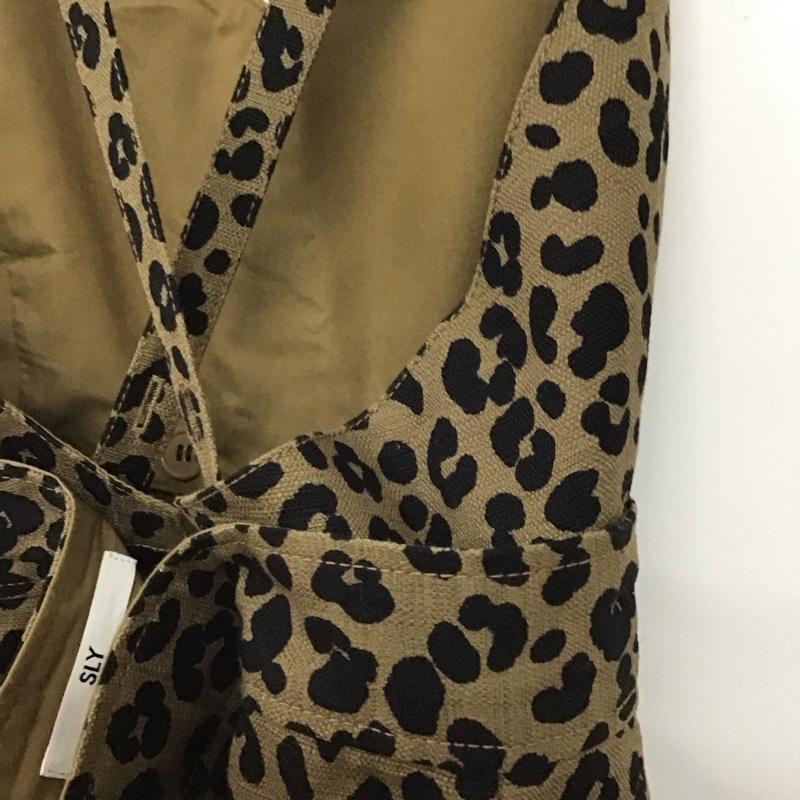 スライ SLY ワンピース ロングスカート 030dsz33-2120 キャミワンピース タイトワンピース 2 総柄 茶 / ブラウン /  レディース USED 古着 中古 10141302