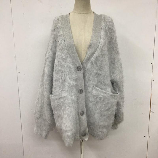 チャオパニック CIAOPANIC カーディガン 長袖 無地 灰 / グレー /  レディース USED 古着 中古 10124020