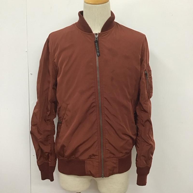 アルファ ALPHA ジャケット、上着 ジャンパー、ブルゾン TA1065-8206 MA-1 M 無地 えんじ / ワインレッド /  メンズ USED 古着 中古 10108250