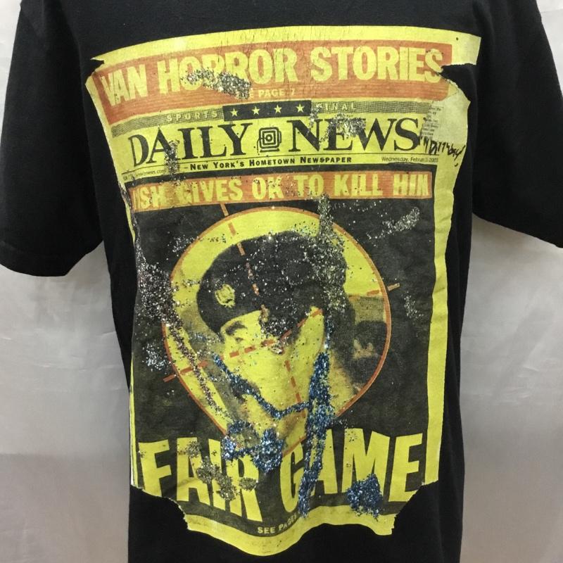 シュプリーム Supreme Tシャツ 半袖 Dash Snow Tee 16AW L プリント 黒 / ブラック /  メンズ USED 古着 中古 10118951