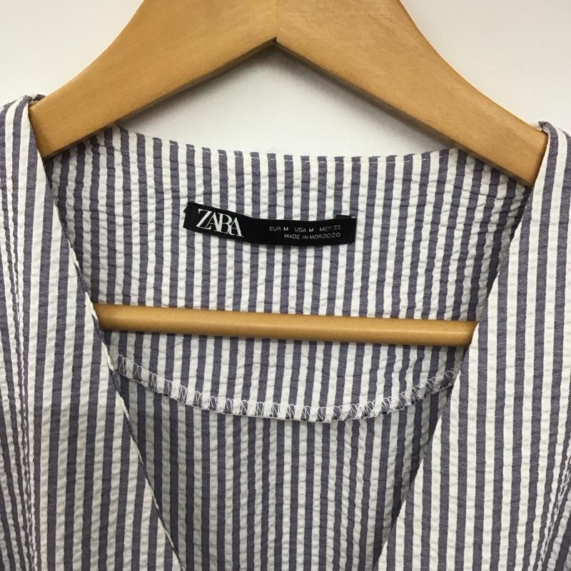 ザラ ZARA サロペット・オーバーオール サロペット、オーバーオール M ストライプ マルチカラー / マルチカラー /  レディース USED 古着 中古 10128945