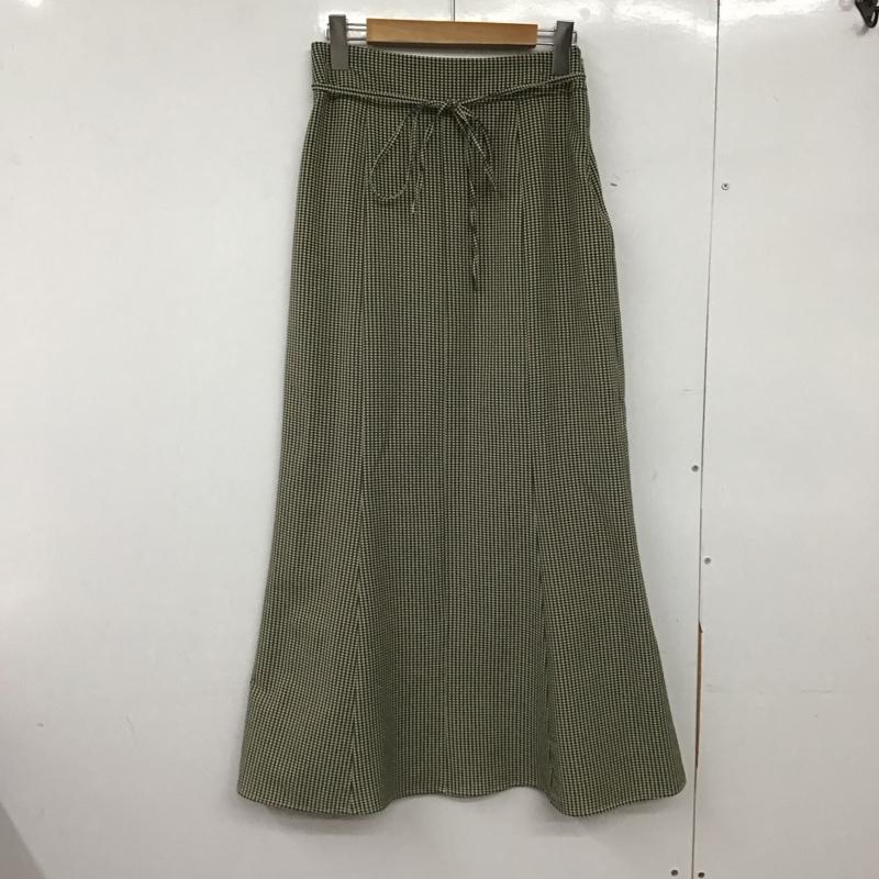 ローリーズファーム LOWRYS FARM スカート ロングスカート L チェック マルチカラー / マルチカラー /  レディース USED 古着 中古 10147884