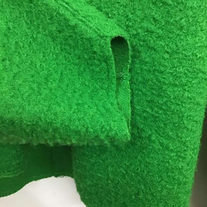 ザラ ZARA シャツ、ブラウス 長袖 2712/409/914 テクスチャーショート　スウェットシャツ M 無地 緑 / グリーン /  レディース USED 古着 中古 10131052