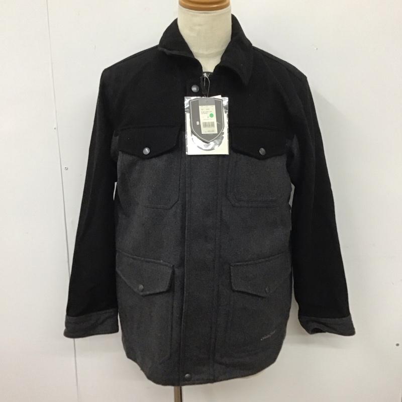 エディーバウアー Eddie Bauer ジャケット、上着 ジャケット、ブレザー ジップアップジャケット ジャンパー ジャケット カジュアルジャケット アウター M 無地 黒 / ブラック / X 灰 / グレー /  メンズ USED 古着 中古 10113602