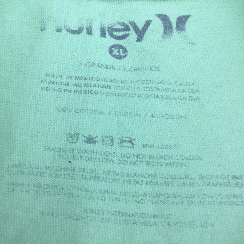 ハーレー Hurley Tシャツ 半袖 XL ロゴ、文字 黄緑 / イエローグリーン /  メンズ USED 古着 中古 10130852