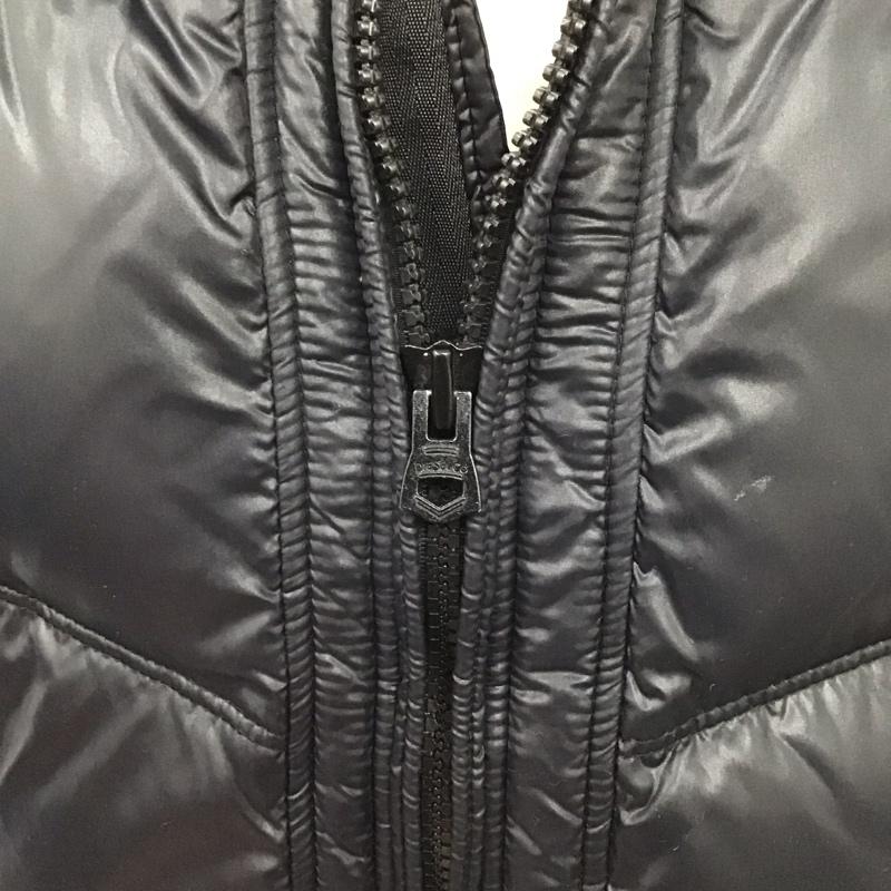 ディーゼル DIESEL ジャケット、上着 ジャンパー、ブルゾン ジップアップジャケット ダウンジャケット アウター XL 無地 黒 / ブラック /  メンズ USED 古着 中古 10124235