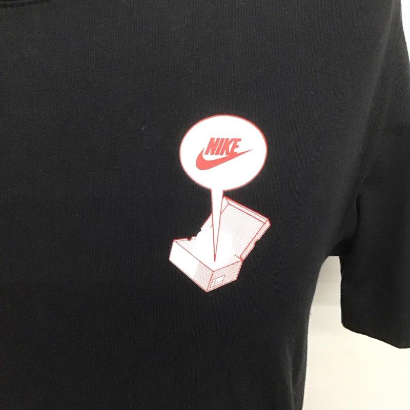 ナイキ NIKE Tシャツ 半袖 CT6869-010 M NSW TEE FTWR DSTRD BM バックプリント S ロゴ、文字 黒 / ブラック /  メンズ USED 古着 中古 10107316