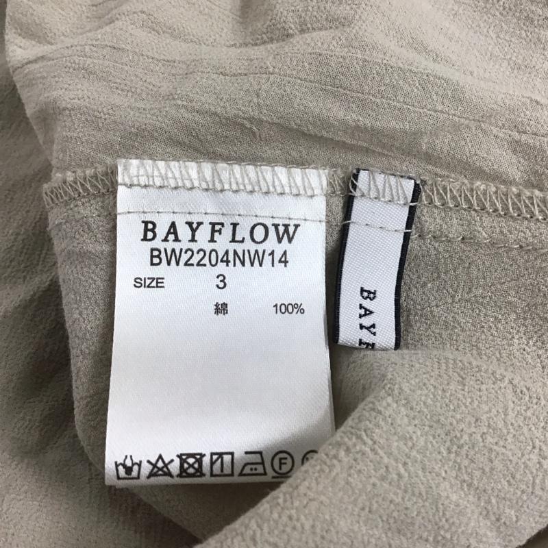 ベイフロー BAYFLOW ワンピース ロングスカート 3 無地 ベージュ / ベージュ /  レディース USED 古着 中古 10111436