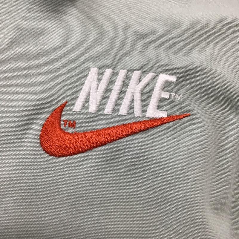 ナイキ NIKE カットソー 半袖 DM5284-017 AS M NSW NIKE OVERSHIRT ハーフジップ M ロゴ、文字 薄緑 / ライトグリーン /  メンズ USED 古着 中古 10119831