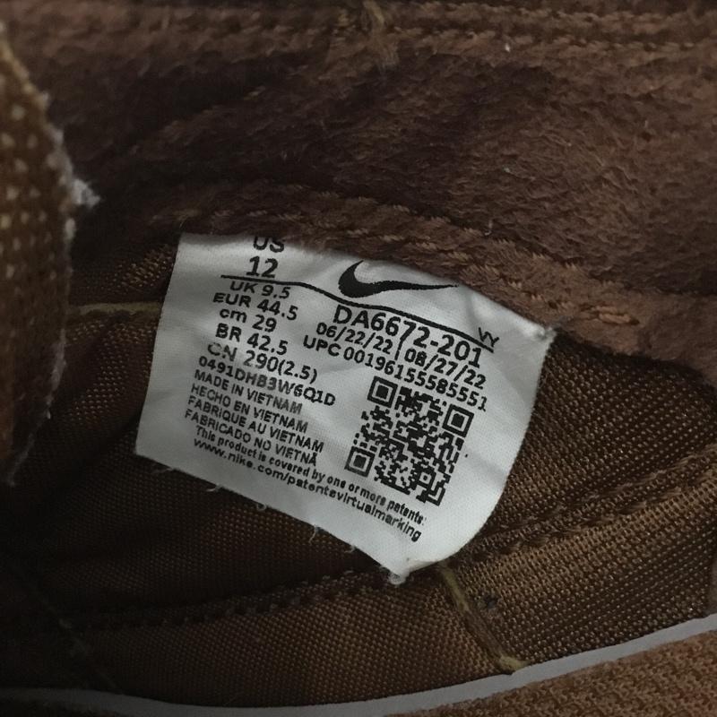 ナイキ NIKE スニーカー スニーカー DA6672-201 GENERAL PURPOSE SHOE TOM SACHS 29cm 29.0cm ロゴ、文字 茶 / ブラウン /  メンズ USED 古着 中古 10140593