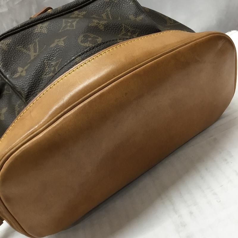ルイヴィトン LOUIS VUITTON リュックサック、デイパック リュックサック、デイバッグ SP0020 ミニモンスリ モノグラム 総柄 茶 / ブラウン / X ダークブラウン / ダークブラウン /  レディース USED 古着 中古 10110578