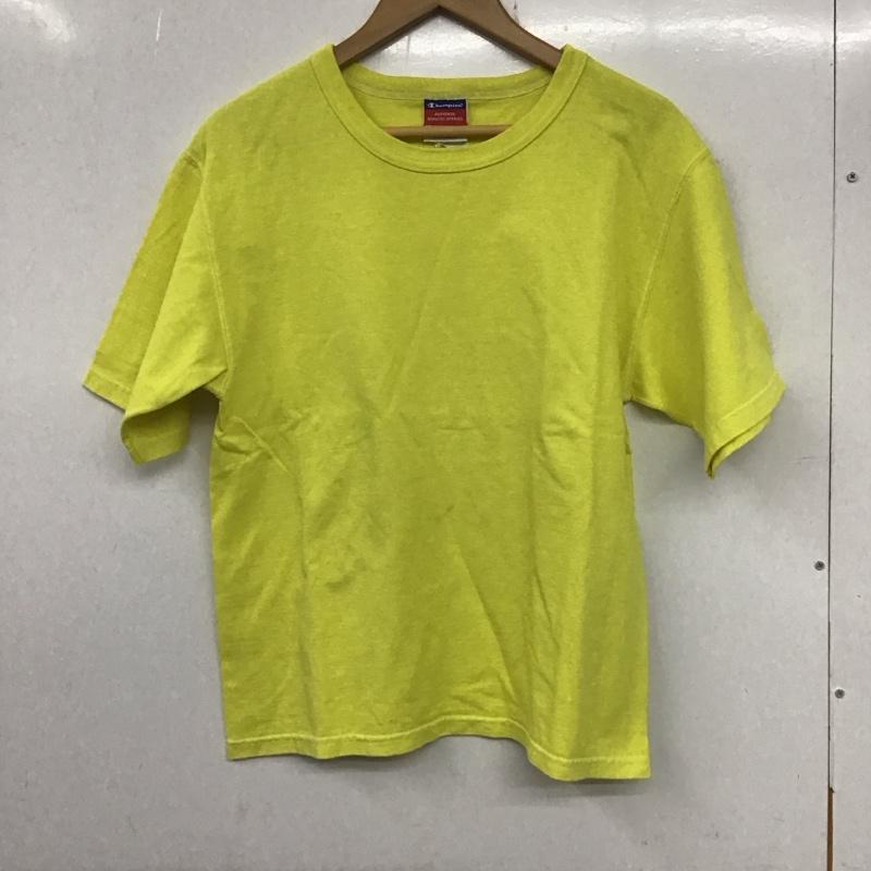チャンピオン Campion Tシャツ 半袖 S 無地 黄 / イエロー /  メンズ USED 古着 中古 10134269