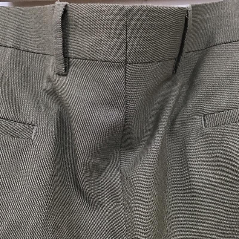 ラルフローレン RALPHLAUREN パンツ スラックス スラックスパンツ ワイドパンツ カジュアルパンツ センタータックパンツ 80s 緑タグ 32インチ 無地 カーキ / カーキ /  メンズ USED 古着 中古 10116406