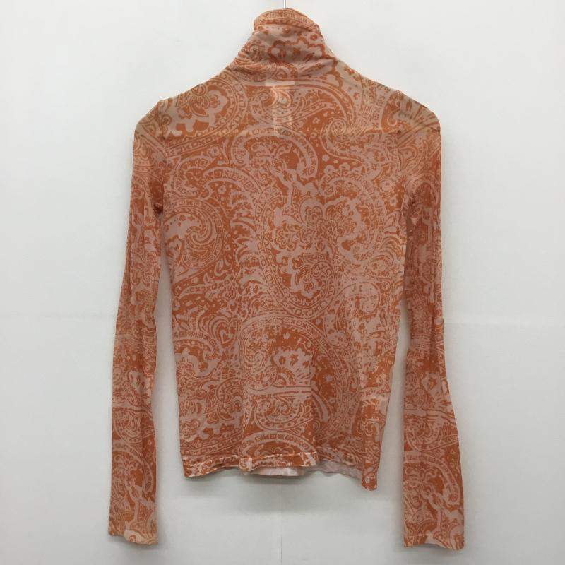 アクネストゥディオズ Acne Studios カットソー 長袖 BEAMS　シアータートルネック S ペイズリー 橙 / オレンジ /  レディース USED 古着 中古 10142217