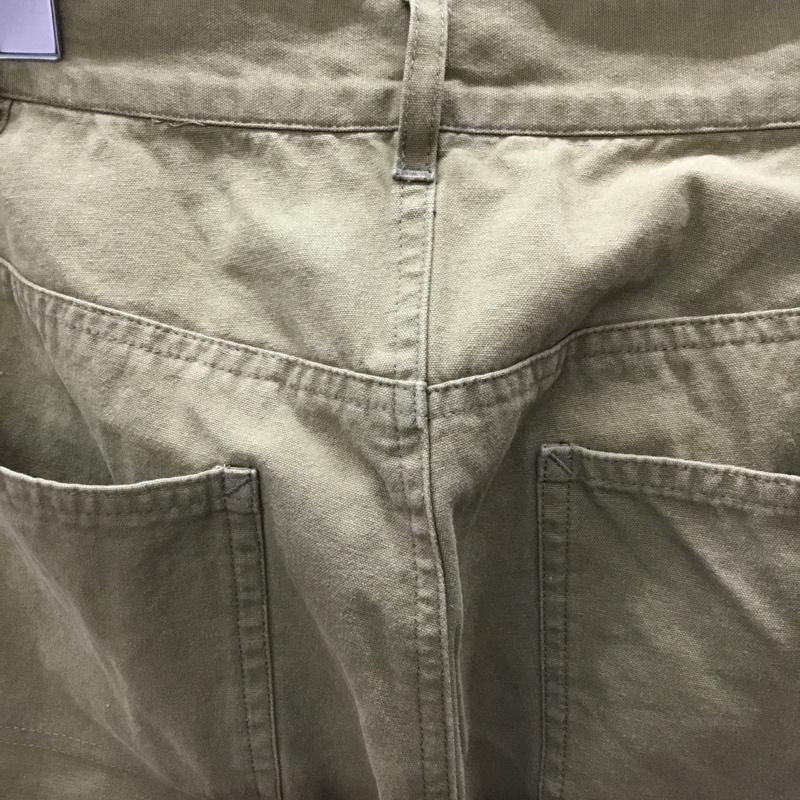 アイテムズ アーバンリサーチ ITEMS URBAN RESEARCH パンツ ワークパンツ、ペインターパンツ it25-14a024 ワイドパンツ ワークパンツ カーゴパンツ M 無地 カーキ / カーキ /  メンズ USED 古着 中古 10120128