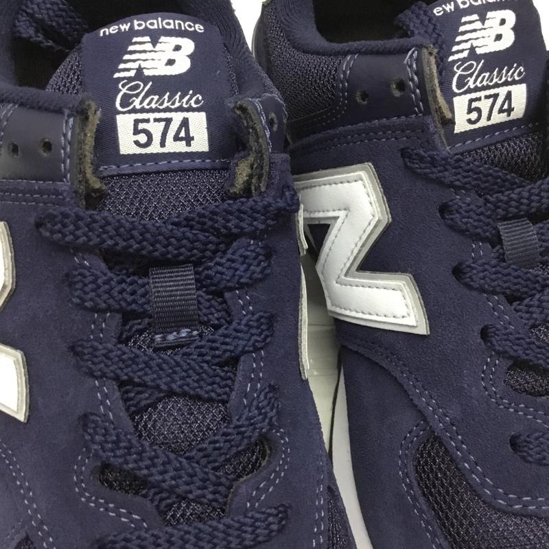 ニューバランス New Balance スニーカー スニーカー ML574EN2 タグ付き 26.5cm 26.5cm ロゴ、文字 紺 / ネイビー / X 白 / ホワイト /  メンズ USED 古着 中古 10110181