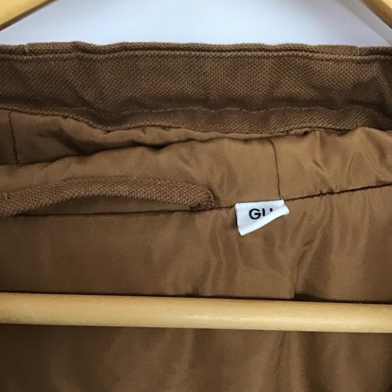 ジーユー GU ジャケット、上着 ジャンパー、ブルゾン 311-357822 パデッドジップアップパーカ アウター XXL 無地 茶 / ブラウン /  メンズ USED 古着 中古 10144744