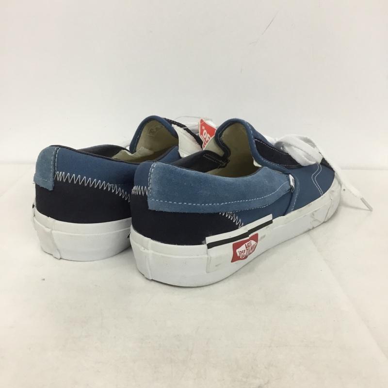 バンズ VANS スニーカー スニーカー 721454 スリッポン 28cm 28.0cm ロゴ、文字 紺 / ネイビー / X 白 / ホワイト /  メンズ USED 古着 中古 10141551