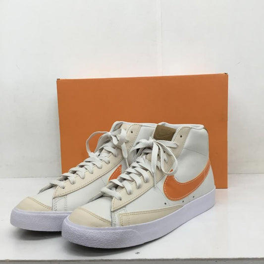 ナイキ NIKE スニーカー スニーカー NIKE BLAZER MID77 EMB DQ7674-001 28.0cm ロゴ、文字 オフホワイト / オフホワイト / X 橙 / オレンジ / X 茶 / ブラウン /  メンズ USED 古着 中古 10128712
