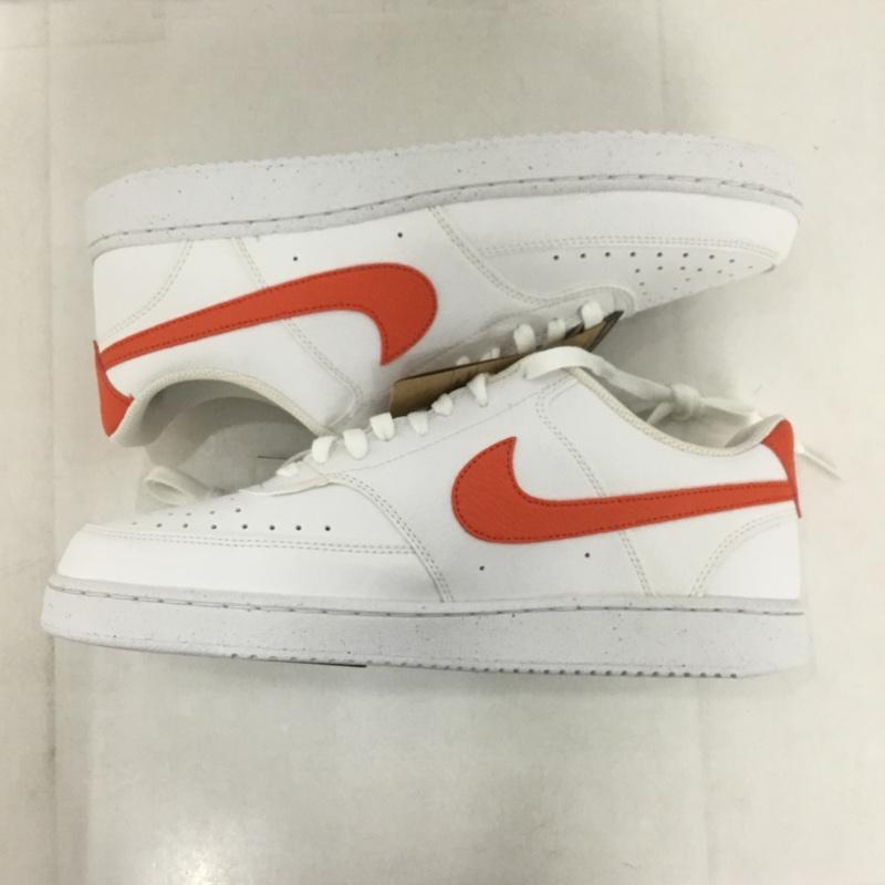 ナイキ NIKE スニーカー スニーカー DH2987 108 COURT VISION LOW NN 28cm 箱有 28.0cm ロゴ、文字 白 / ホワイト / X 橙 / オレンジ /  メンズ USED 古着 中古 10146013