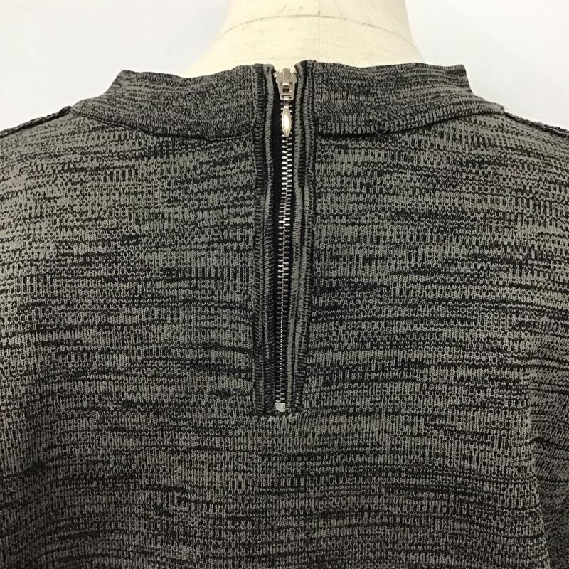 ミスティック mystic セットアップ セットアップ MYZ1012505A0001 メランジニットSETUP ミニスカート ショート丈ニット FREE 無地 黒 / ブラック / X 灰 / グレー /  レディース USED 古着 中古 10142301