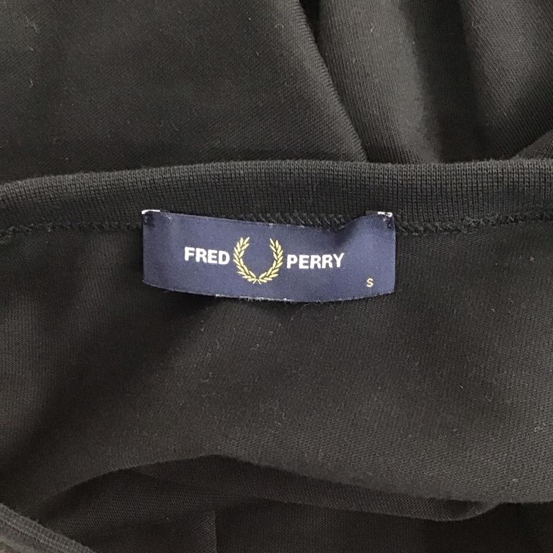 フレッドペリー FRED PERRY カットソー 長袖 長袖カットソー クルーネックカットソー ロングスリーブカットソー プリントTシャツ S ロゴ、文字 白 / ホワイト / X 黒 / ブラック /  メンズ USED 古着 中古 10124664