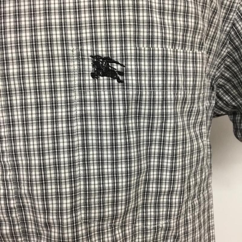 バーバリーロンドン Burberry London シャツ、ブラウス 半袖 半袖シャツ カラーシャツ 半袖カットソー チェックシャツ LL チェック マルチカラー / マルチカラー /  メンズ USED 古着 中古 10110037