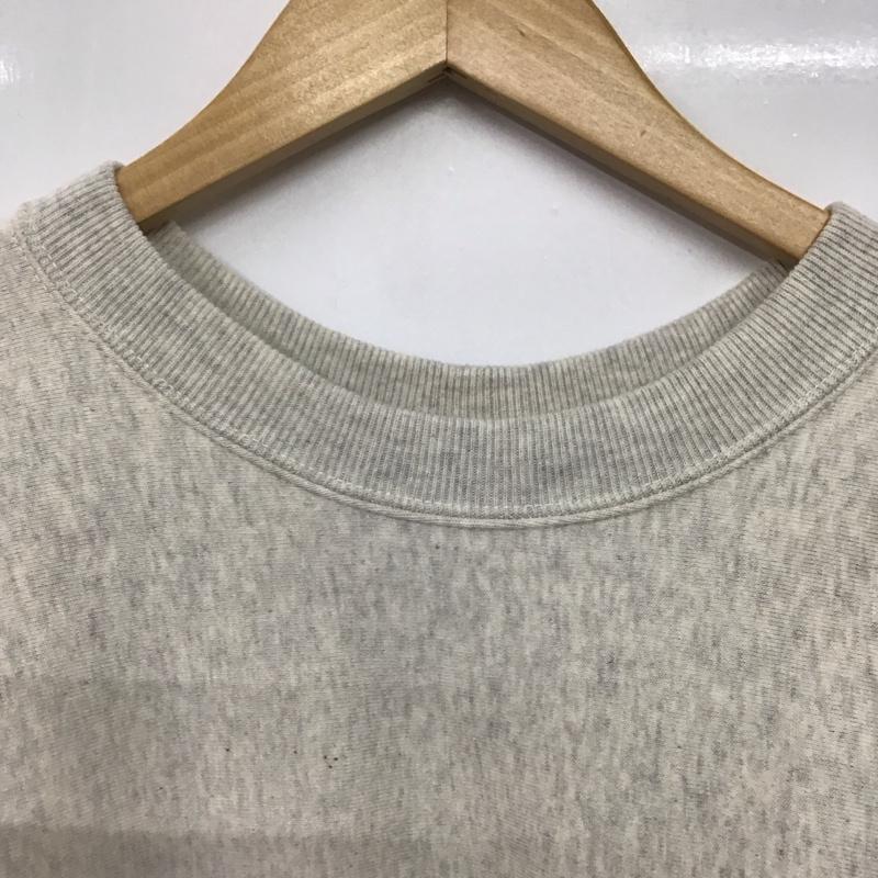 ウエアハウス WAREHOUSE トレーナー 長袖 スウェット 裏起毛 L 無地 灰 / グレー /  メンズ USED 古着 中古 10144016