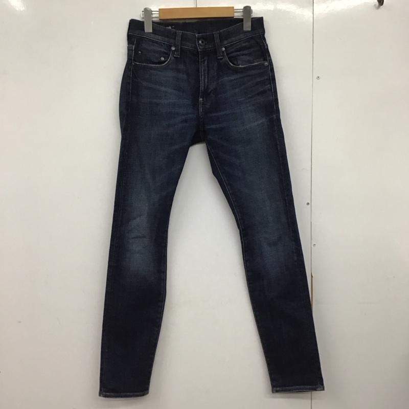 ジースターロゥ G-STAR RAW パンツ デニム、ジーンズ デニムパンツ スリムパンツ カジュアルパンツ ストレッチパンツ 27インチ 無地 インディゴ / インディゴ /  メンズ USED 古着 中古 10148956