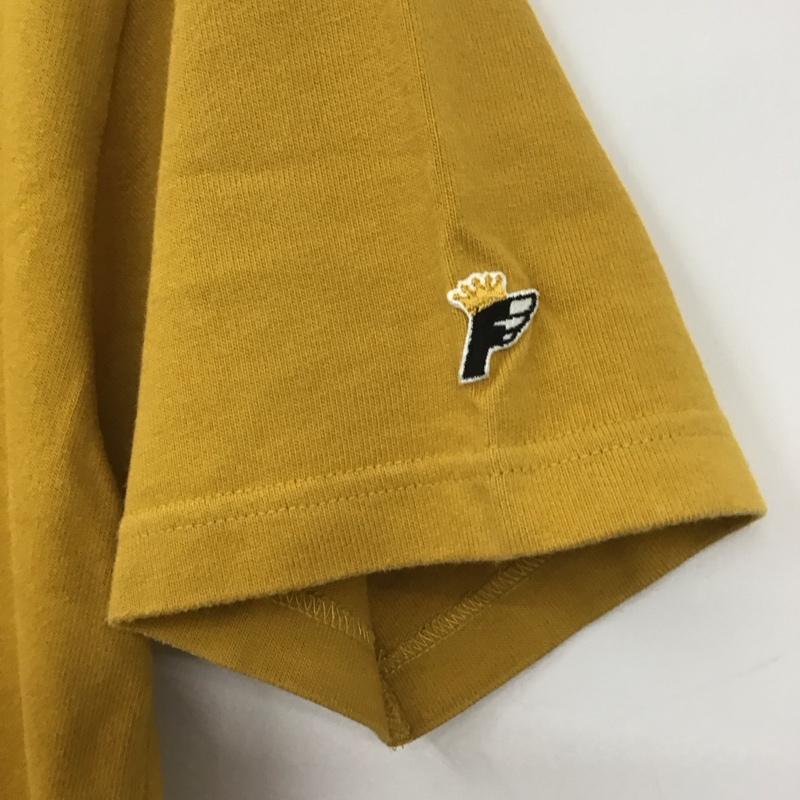 エフエイティー FAT Tシャツ 半袖 半袖カットソー プリントTシャツ クルーネックカットソー ロゴ、文字 マスタード / マスタード /  メンズ USED 古着 中古 10137300