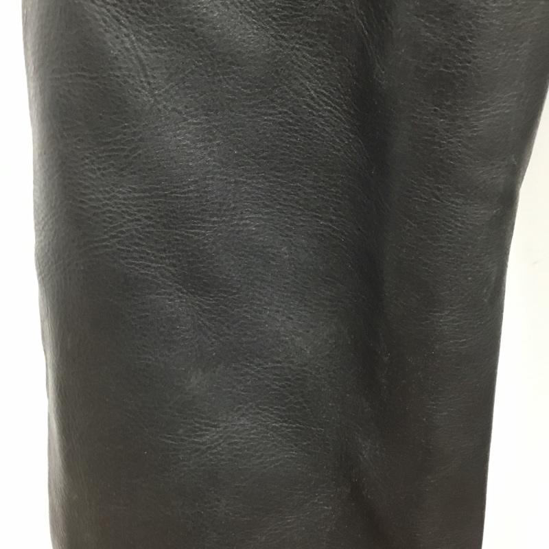 ヴァンソン VANSON ボトムス ボトムス レザーチャップス レザーパンツ 22 無地 黒 / ブラック /  メンズ USED 古着 中古 10133548