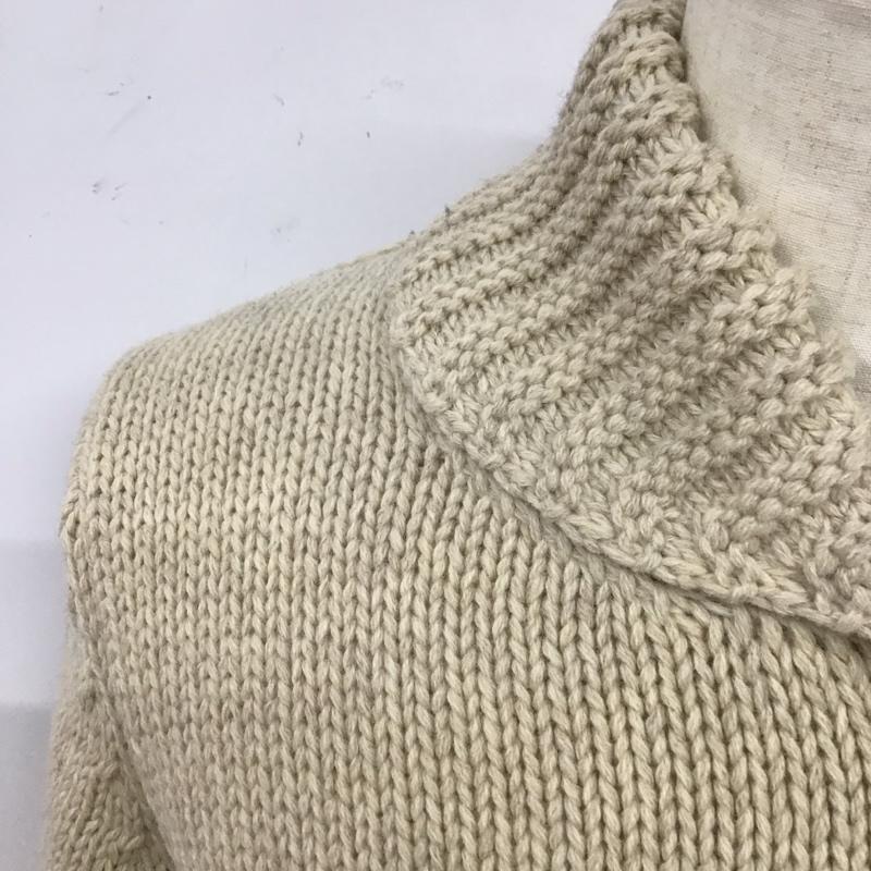 ウィアード WEIRDO カーディガン 長袖 ウルフ 日本製 ニット L  マルチカラー / マルチカラー /  メンズ USED 古着 中古 10115070