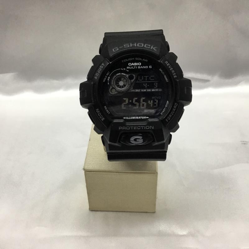 ジーショック G-SHOCK 腕時計 デジタル GW-8900A 電波時計 タフソーラー ロゴ、文字 黒 / ブラック /  メンズ USED 古着 中古 10109390