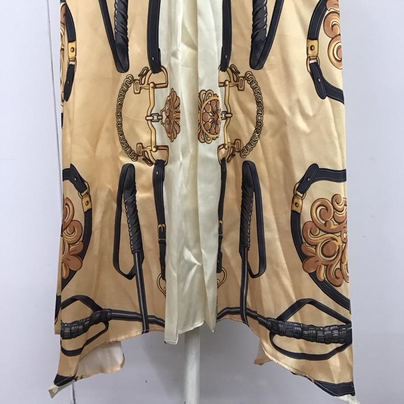 デュラス DURAS スカート ロングスカート ロングスカート フレアスカート カジュアルスカート FREE プリント マルチカラー / マルチカラー /  レディース USED 古着 中古 10117324