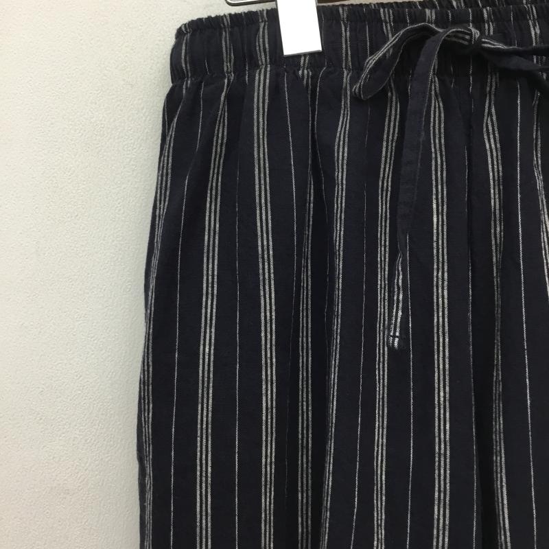 ネストローブ nest Robe パンツ サルエルパンツ 01202‐1464　20SS　コットンリネンストライプイージーフィットパンツ　ネストローブ FREE ストライプ 紺 / ネイビー / X 白 / ホワイト /  レディース USED 古着 中古 10115036