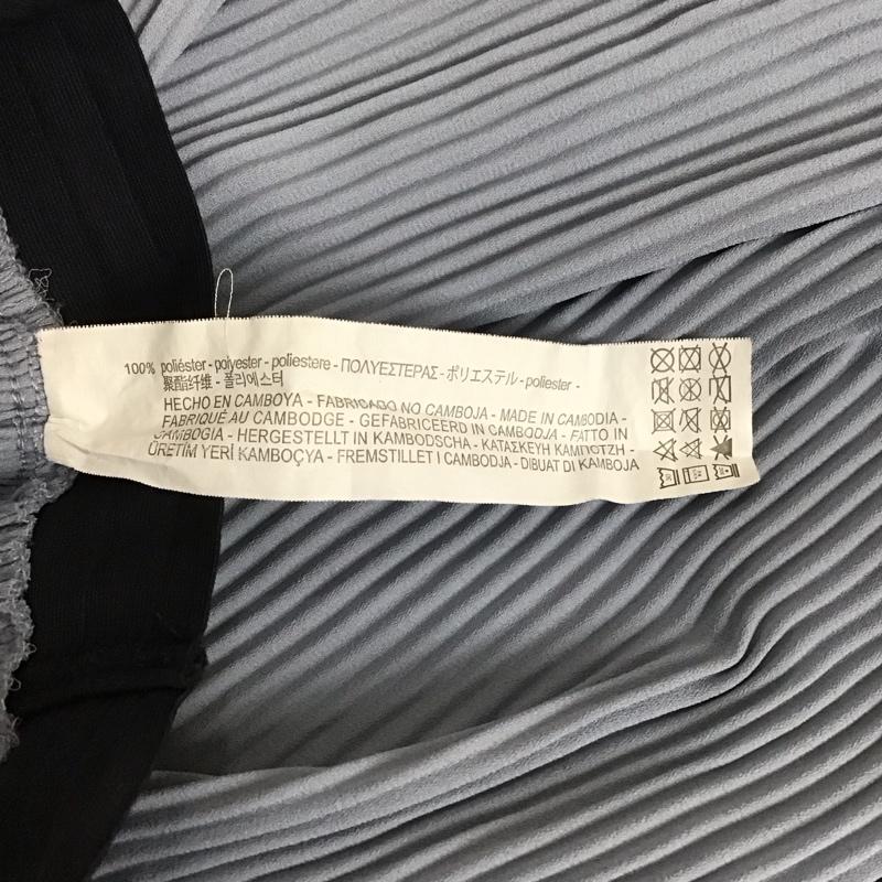ザラベーシック ZARA BASIC パンツ サルエルパンツ ワイドパンツ プリーツパンツ M 無地 水色 / ライトブルー /  レディース USED 古着 中古 10134229