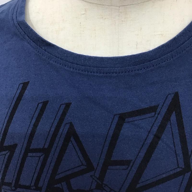 ティーシーエスエス TCSS Tシャツ 半袖 半袖カットソー プリントTシャツ クルーネックカットソー L プリント 青 / ブルー /  メンズ USED 古着 中古 10114696