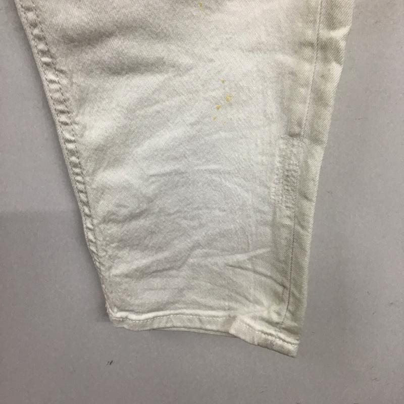 ディーゼル DIESEL パンツ デニム、ジーンズ デニムパンツ スリムパンツ ストレッチパンツ ジーンズ 34 プリント 白 / ホワイト /  メンズ USED 古着 中古 10115619