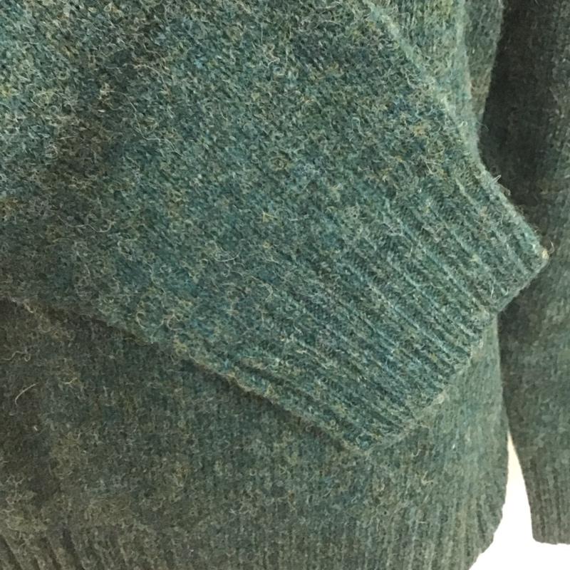 エルエルビーン L.L.Bean ニット、セーター 長袖 ハーフジップ S 無地 緑 / グリーン /  メンズ USED 古着 中古 10111370