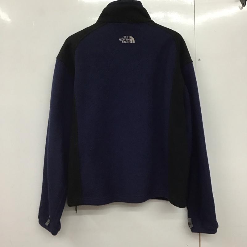 ザノースフェイス THE NORTH FACE ジャケット、上着 ジャケット、ブレザー ジップアップフリースジャケット アウター 長袖ジャケット S ロゴ、文字 黒 / ブラック / X 青 / ブルー /  メンズ USED 古着 中古 10142370
