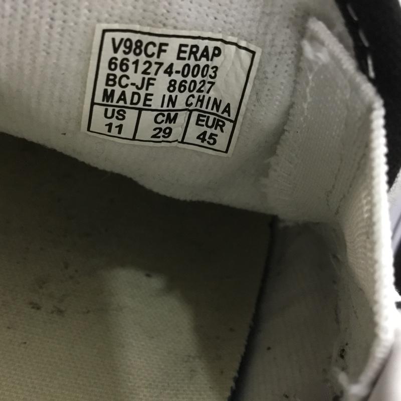 バンズ VANS スニーカー スニーカー V98CF ERAP 29cm 29.0cm チェック 白 / ホワイト / X 黒 / ブラック /  メンズ USED 古着 中古 10142082