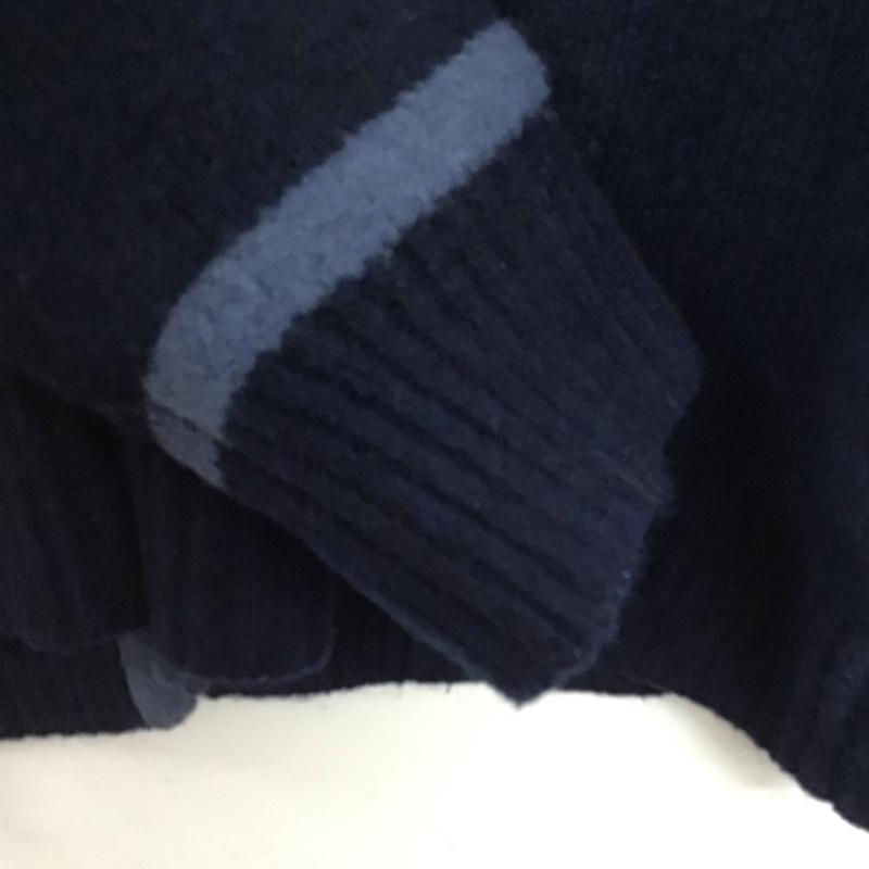 ザラ ZARA ニット、セーター 長袖 S 無地 紺 / ネイビー /  レディース USED 古着 中古 10142791