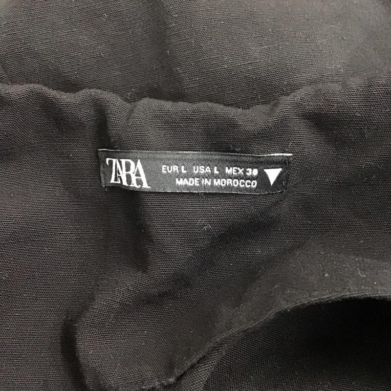 ザラ ZARA ワンピース ロングスカート L 無地 黒 / ブラック /  レディース USED 古着 中古 10122271