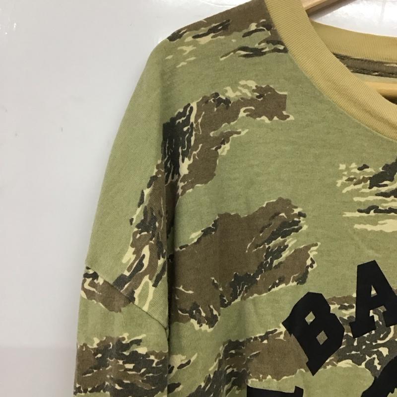 アベイシングエイプ A BATHING APE カットソー 長袖 長袖カットソー プリントカットソー クルーネック XXL プリント マルチカラー / マルチカラー /  メンズ USED 古着 中古 10130265