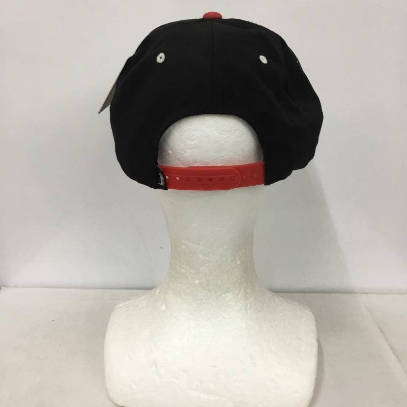 ステューシー STUSSY 帽子 キャップ SS LINK TEAM CAP ロゴ、文字 黒 / ブラック / X 赤 / レッド /  メンズ USED 古着 中古 10146885