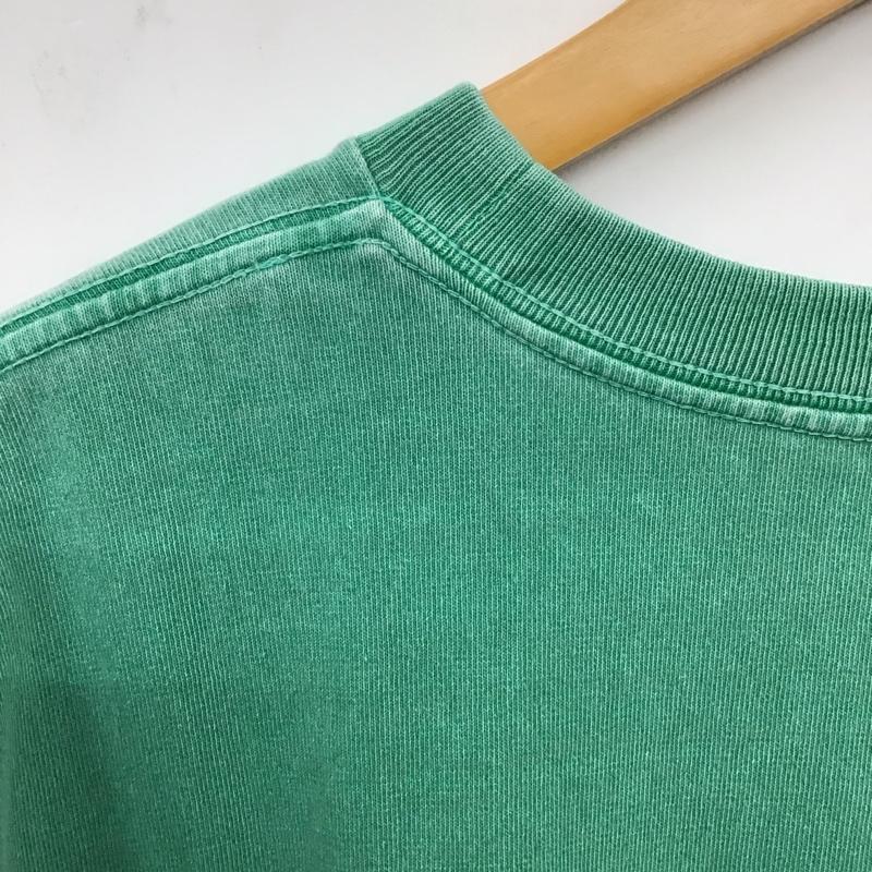 フルーツオブザルーム FRUIT OF THE LOOM Tシャツ 半袖 半袖カットソー 無地Tシャツ クルーネックカットソー XL 無地 緑 / グリーン /  メンズ USED 古着 中古 10131498