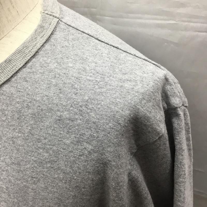 フラットヘッド FLATHEAD Tシャツ 半袖 38 プリント 灰 / グレー /  メンズ USED 古着 中古 10109608