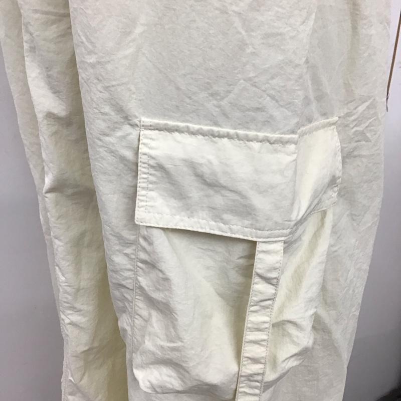 ザラ ZARA ワンピース ロングスカート 4764 801 712 ナイロン キャミワンピース L 無地 アイボリー / アイボリー /  レディース USED 古着 中古 10119621