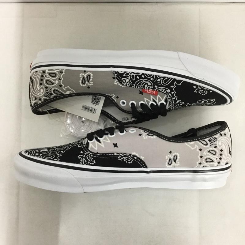 バンズ VANS スニーカー スニーカー 23AB0019B BEDWIN AUTHENTIC LX 29cm 箱有 29.0cm 総柄 白 / ホワイト / X 黒 / ブラック / X 灰 / グレー /  メンズ USED 古着 中古 10142703